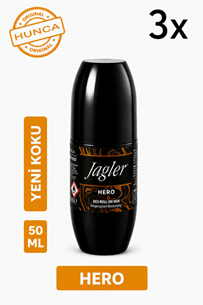 Jagler Hero Erkek Roll-on 50ml 3 Adet