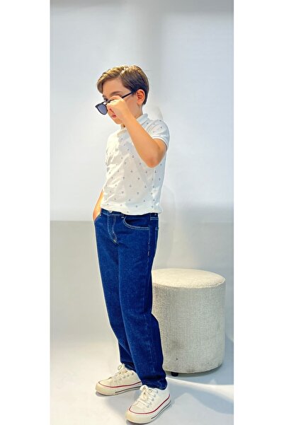 Eseclass Children's Denim Trousers Relaxed Fit Jean Pants