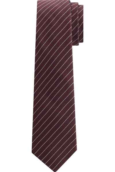 Calvin Klein Men's Brand Logoed Red Tie, Stylish and Suitable for Use