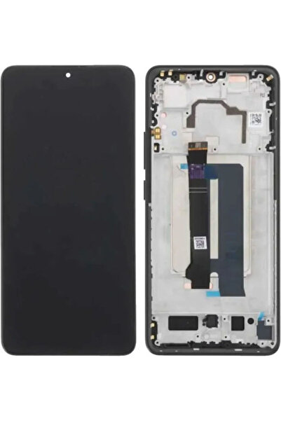 Xiaomi Οθόνη με μηχανισμό αφής και πλαίσιο για Poco X6 Pro 5G (Γκρι) Κωδικός:...