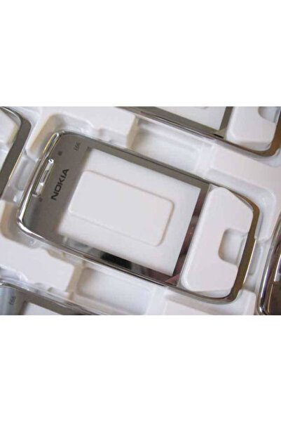 Nokia E66 Μπροστινό Κάλυμμα Λευκό Ατσάλινο Γνήσιο