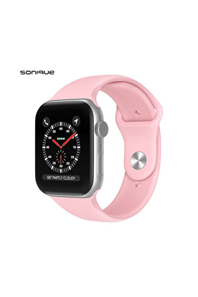 Other Sonique Μαλακό Λουράκι Σιλικόνης Ροζ (για Apple Watch 38/40/41/42mm)
