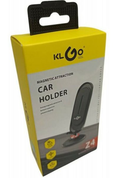 klgo Z4 Βάση Κινητού Αυτοκινήτου με Μαγνήτη Μαύρη