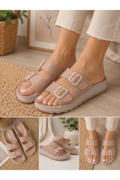 GEZER Anatomical Soft Sole Wide Fit Adjustable Double Buckle Women's Home, Wo...