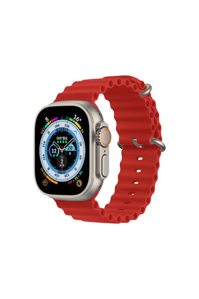 Other Σονίκ Λουράκι Ocean Σιλικόνης Κόκκινο (Apple Watch 44/45/46mm/Ultra 49mm)