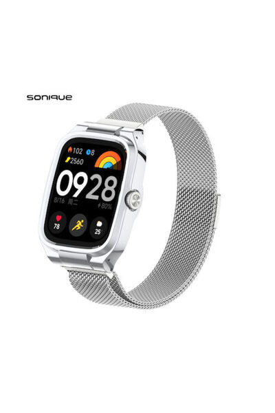 Other Λουράκι Sonique από Ανοξείδωτο Ατσάλι Ασημί (Redmi Watch 4 / Redmi Watc...