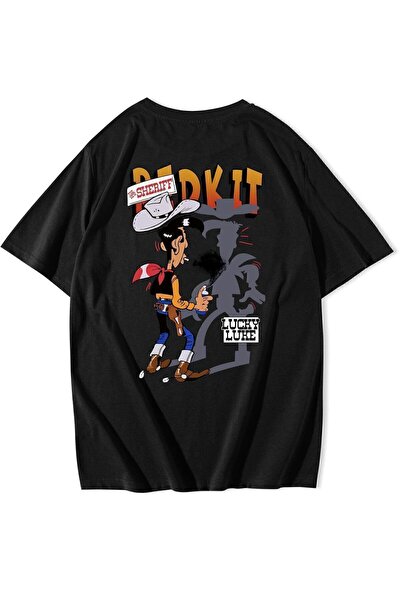 ZOKAWEAR تي شيرت أحمر كبير الحجم للجنسين