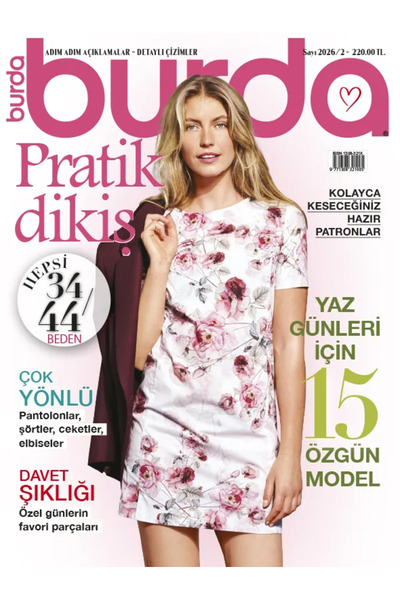 Doğan Burda Dergi Yayıncılık Burda Dergi Pratik Dikiş 2026/02