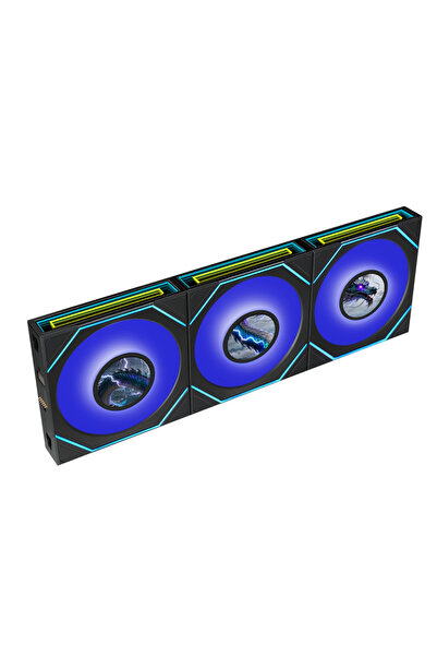 Lian Li UNI FAN Reverse SL INF LCD FLEX 3x120mm Siyah Kasa Fanı (G9F.12RSLIND...