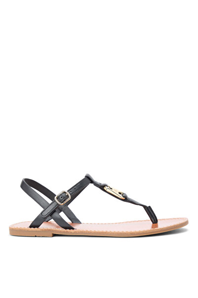 Tommy Hilfiger Siyah Kadın Sandalet FW0FW09127BDS