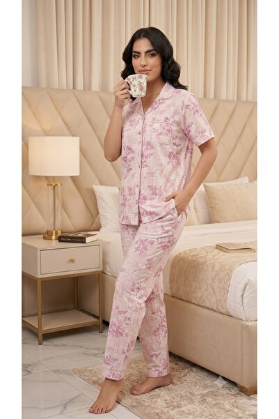 LaFont Stylish and Comfortable Women's Everyday Wear Pajama Set in Vibrant Co...