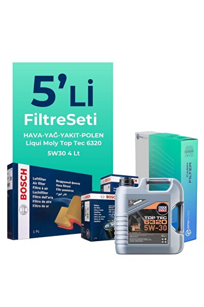 Bosch Opel Combo 1.5 Dizel Filtre Bakım Seti Liqui Moly Motor Yağlı (2018-202...