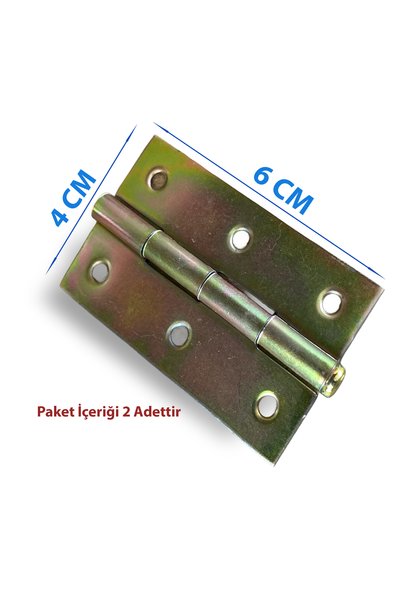 Trendhouse68 Leaf Model Hinge No:1840/2,5 Steel Door Hinge Strong and Long-Lasting