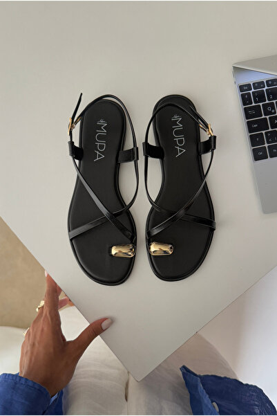 Mupa Shoes Дамски сандали ЧЕРНИ