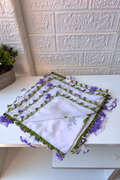 REYYAN Handmade Written and Embroidered Scarf, Cheesecloth, Gift, Dowry Box