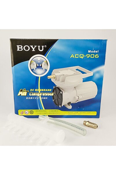 Boyu Compresor aer 12V acvariu iaz transport 120 L/min