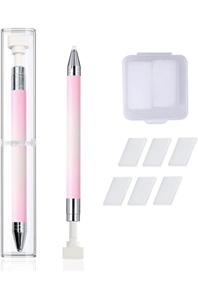 Arabest Nail Art Drill Pen,Rhinestone Picking Tool,Rotary Gel Drill Pen,Refil...
