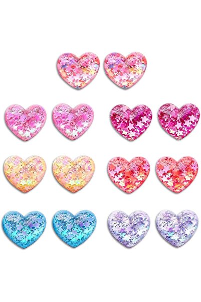 Arabest Shoe Charms,14 Pcs Sparkling Shoe Accessories for Clog Sandals,Silico...