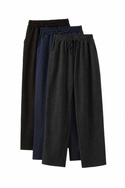 SURMARİ Set of 3/Pack Unisex Men'S/Women's Regular Fit/Comfortable Cut/Comfor...