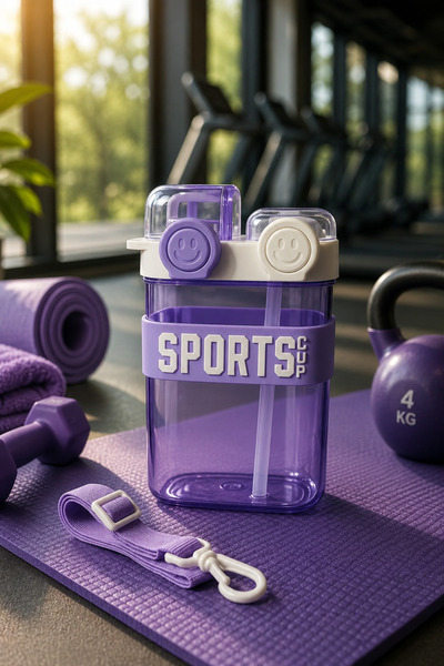 YzHome Luxury Colored Acrylic Hanging Water Bottle Sports Water Bottle Model ...