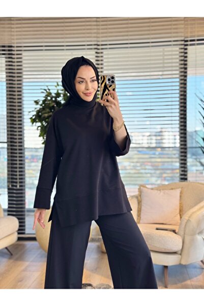 ALANURMODA 20735 Duygu Tunik Μαύρο