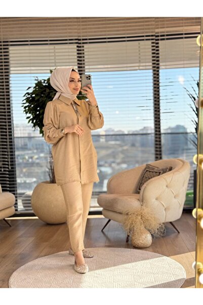 ALANURMODA 9723 طقم بروشات باتي تايت ستون لاتيه