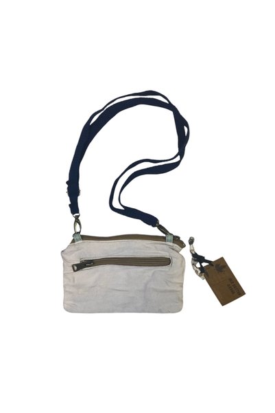 Old Cotton Vintage Casual Small Multi-Colored Organic Design Cotton Daily Shoulder Messenger Bag 21X13Cm