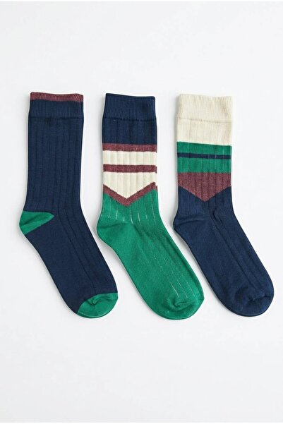 Jartoe Blocked Retro Socks Cotton Unisex 3-Piece Socket Socks Colorful Casual...