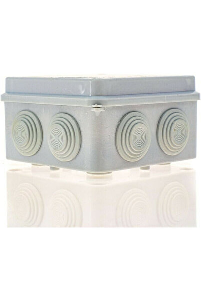 OEM Επιτοίχιο κουτί διακλάδωσης 85x85x50mm σε γκρι χρώμα