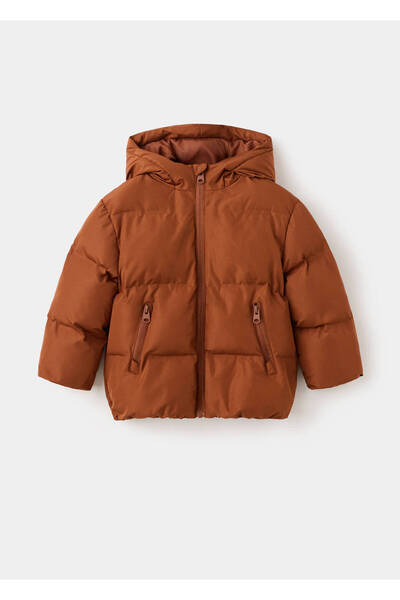 MANGO Baby Kapüşonlu kapitone anorak