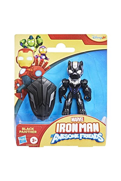 Hasbro Marvel Iron Man a jeho úžasní priatelia figúrka Black Panther 7,6 cm