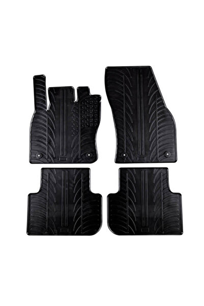 Gledring Πατάκια Αυτοκινήτου 0646 VW Tiguan 2016- Μαύρα 4 Τεμάχια (CAR0018082)