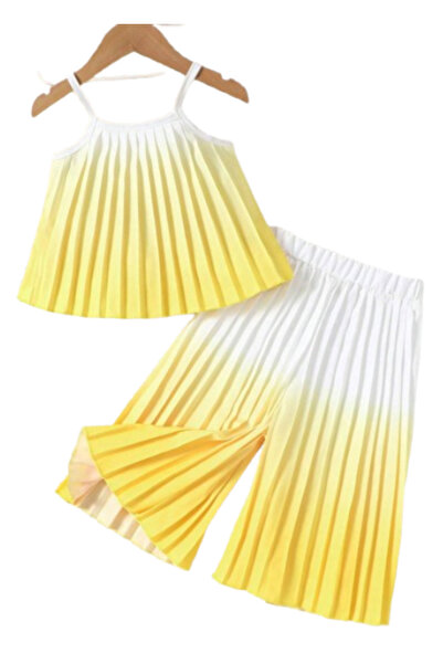 OEM Compleu pentru fetite, culoare galben, marime 12-18 M