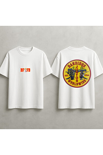 MAGORS Oversize Bandidos and Mongrel Mob Biker Club Back Printed Premium Unis...