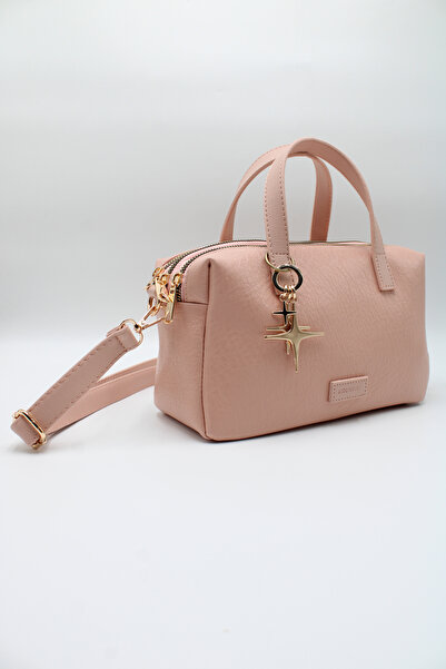 LASSO Women's Multi-Compartment Convenient Metal Accessory Zippered Crossbody...