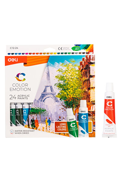 Deli CULORI ACRILICE 24 CULORI 12ML