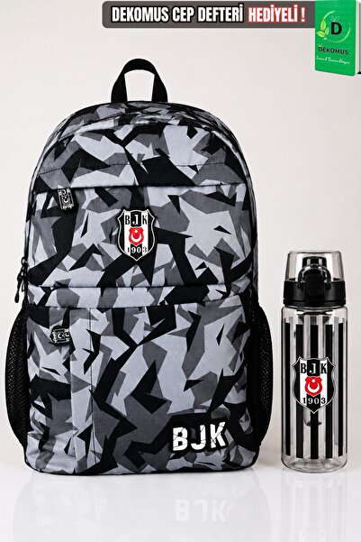 Beşiktaş x Σετ σχολικής τσάντας και μπουκαλιού νερού μεγάλου μεγέθους με άδει...