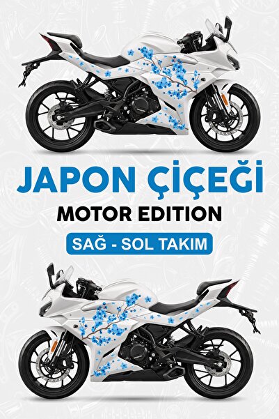 Stikacar JAPON ÇİÇEĞİ KAPLAMA STİCKER-Motor Edition