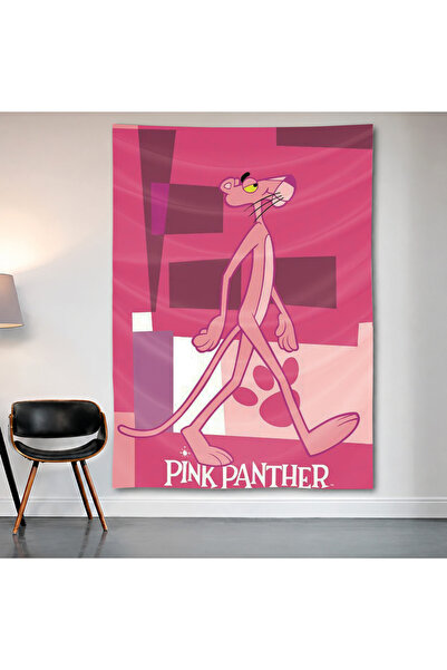Geek Cultcha Pink Panther Minimal Wall Covering Wall Tapestry First Quality S...