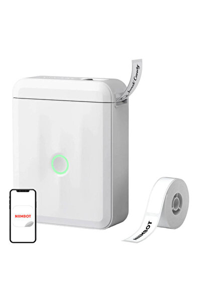 NiiMbot Imprimantă portabilă de etichete D110M cu baterie iOS Android