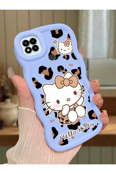Hontinga Redmi 9C Compatible Case Camera Protector Blue Silicone Couple Phone...