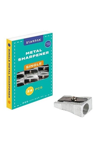 Starpak Set de 24 ascutitori metalice, Starpak, pentru creioane standard, 1x8...