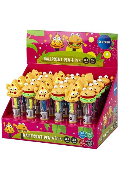 Centrum Pixuri 4in1 Burger Pizza 0,7mm set 24 buc