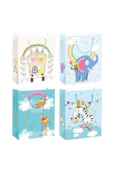 OEM Geanta cadou W&K mix modele multicolor 40x30x12 cm