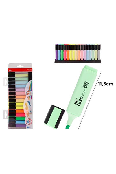 OEM MP Main Paper Markere fluorescente pastel 16 bucăți. longevitate