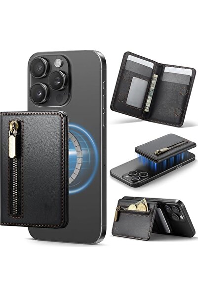 Generic Magnetic Card Holder, Mag-Safe Compatible Phone Wallet with RFID Bloc...