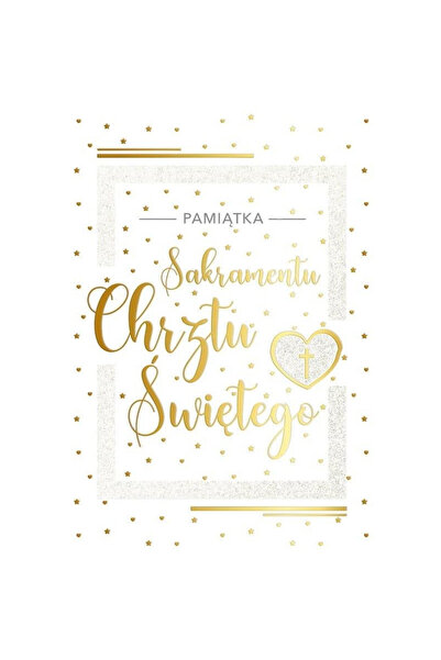 KUKARTKA Karnet B6 Passion Premium PR-184, felicitare pentru botez, cu plic s...