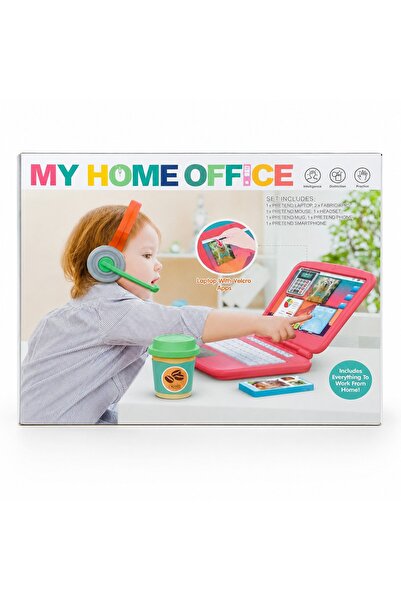 Eduplan My Home Office Pretend Play Set Kids Laptop