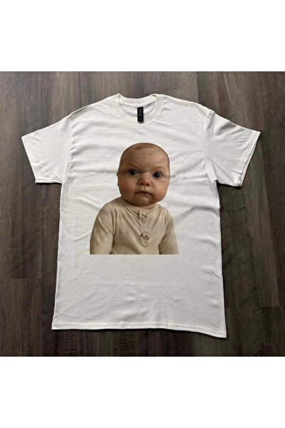 Grafftee Clothing Viral Baby Meme Printed Unisex Oversize T-Shirt
