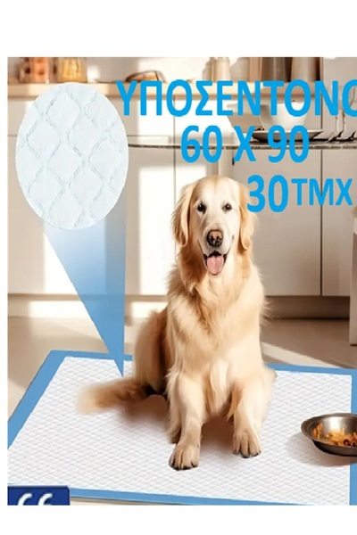 NANNYS Pet Επιδαπέδια Πάνα Κατοικίδιων 30 τμχ 60Χ90cm